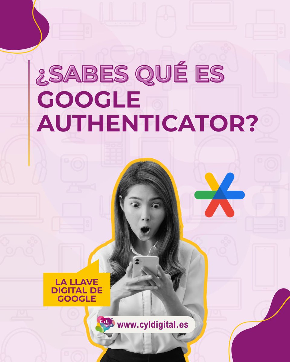 cyldigital's tweet photo. 🔐 ¿Sabes qué es Google Authenticator?

Es una app gratuita que añade una capa extra de seguridad a tus cuentas mediante la verificación en dos pasos (2FA).

Un pequeño paso que marca una gran diferencia en tu seguridad digital.

#CyLDigital #Ciberseguridad #GoogleAuthenticator https://t.co/dLGMcPYSle