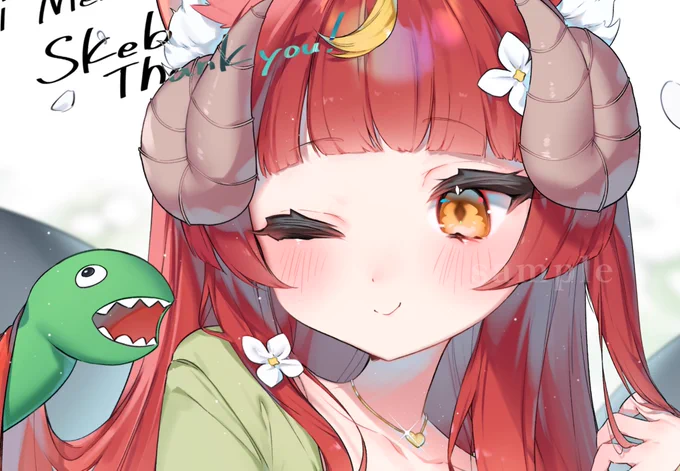 お顔モチモチ可愛いSkebパート2…