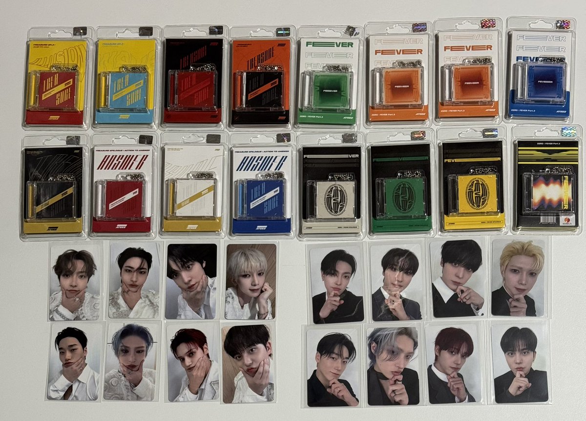 TREASURE verも到着！ キーホルダーも封入トレカも全種コンプしたい😆