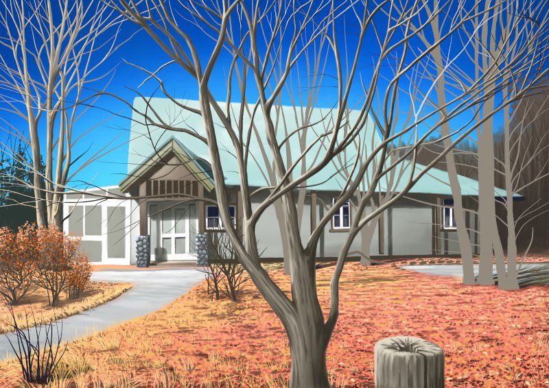 新しい絵を描き始めました。
地面の落葉、木々に時間がかかっています。

#イラスト好きさんと繋がりたい #イラスト #絵描きさんと繋がりたい