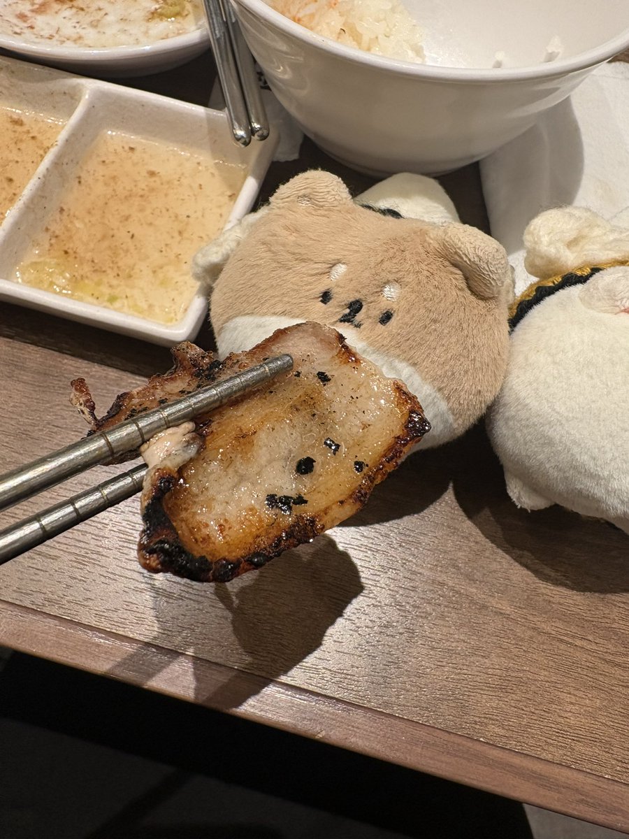 お肉食べようね