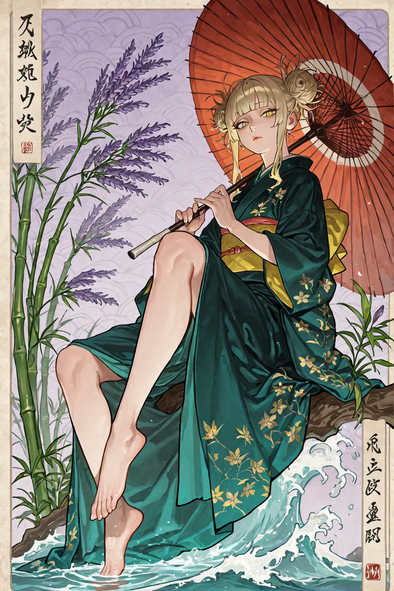 Himiko Toga x Japan ART style SFW
#MyHeroAcademia FAN art