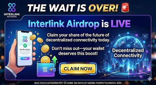 jonas198901's tweet photo. The wait is over! 🚨 Interlink Airdrop is LIVE. Claim your share of the future of decentralized connectivity today. Don’t miss out—your wallet deserves this boost! #Web3 #Web3Gaming
#Interlink #ITLG #ITL #ITLX https://t.co/3C6QRJP8d3
