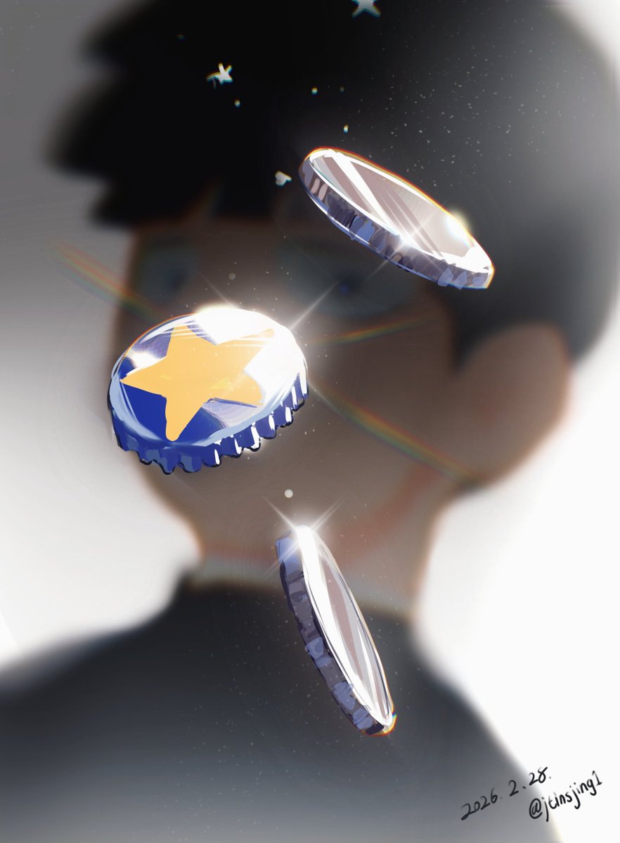 瓶盖和硬币）🖤💛