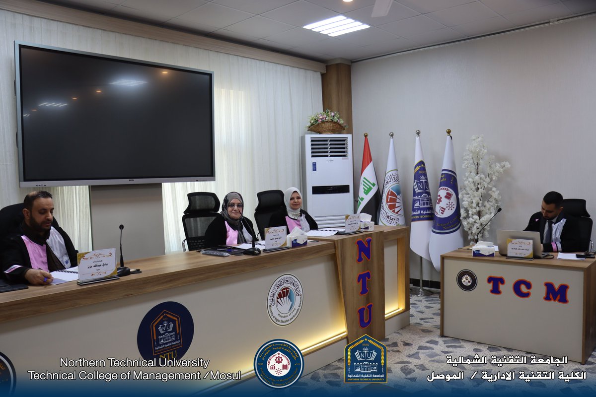 ntuatc's tweet photo. بحث الدبلوم العالي في الجامعة التقنية الشمالية ين��قش واقع متطلبات الحوكمة الإلكترونية في تعزيز الأداء المؤسسي
جرت في الكلية التقنية الإدارية / الموصل مناقشة بحث الدبلوم العالي التقني في تخصص تقنيات الإدارة الإلكترونية للطالب سيف سعد داود سليمان
our links
https://t.co/9gFAwj1gMS https://t.co/SkqP48YGjn