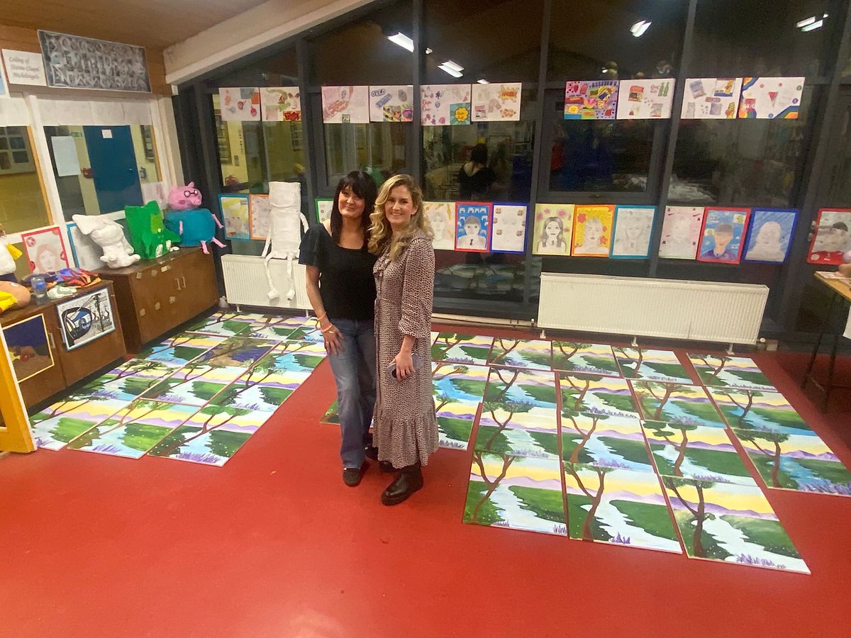 🎨Painting for staff!🎨Thanks to our fantastic #Art teachers, who hosted a #painting workshop yesterday evening for the wonderful <a href="/Pres_Carlow/">Presentation College</a> staff! A huge amount of work putting everything together. 🎨Masterpieces on view Monday!  🎨#creative #wellbeing #bícineálta <a href="/CeistTrust/">CEIST</a>