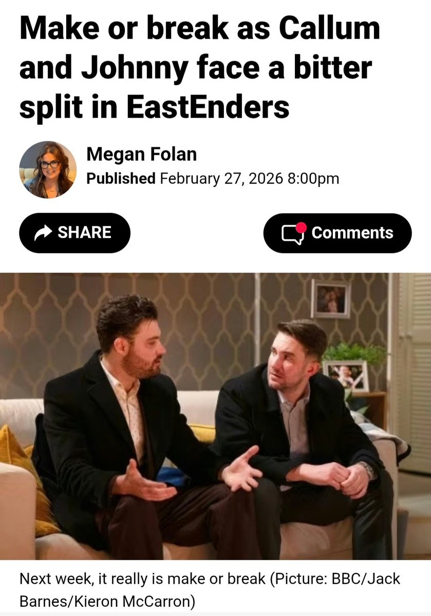 lasagneinmyshoe's tweet photo. Who actually gives a fuck? Literally no one. They are the worst couple.
#Eastenders #FreeCallum https://t.co/qMCVT6GBGZ