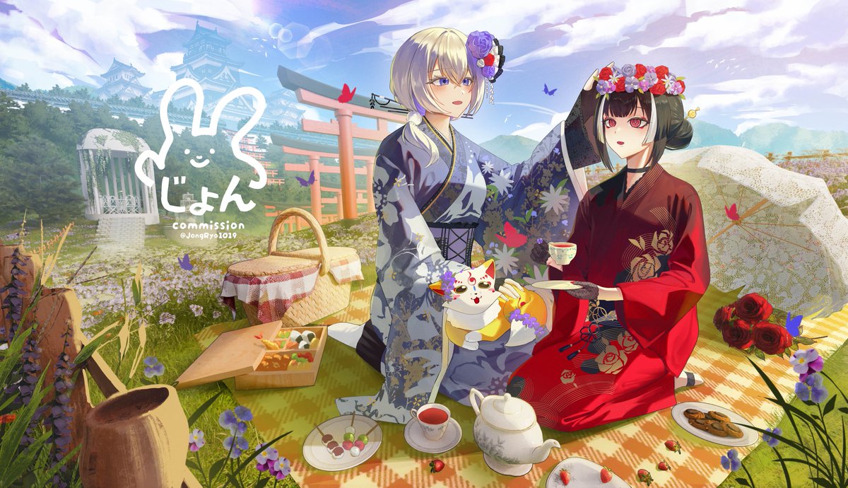 #커미션 #Commission 
알티 추첨 한 분 페어 일러스트 그려드립니다🌸

일러스트 커미션 받고 있습니다.
자세한 사항은 공지 확인 부탁드립니다!

공지: posty.pe/1wzhev
신청: open.kakao.com/o/sG0rvNSh