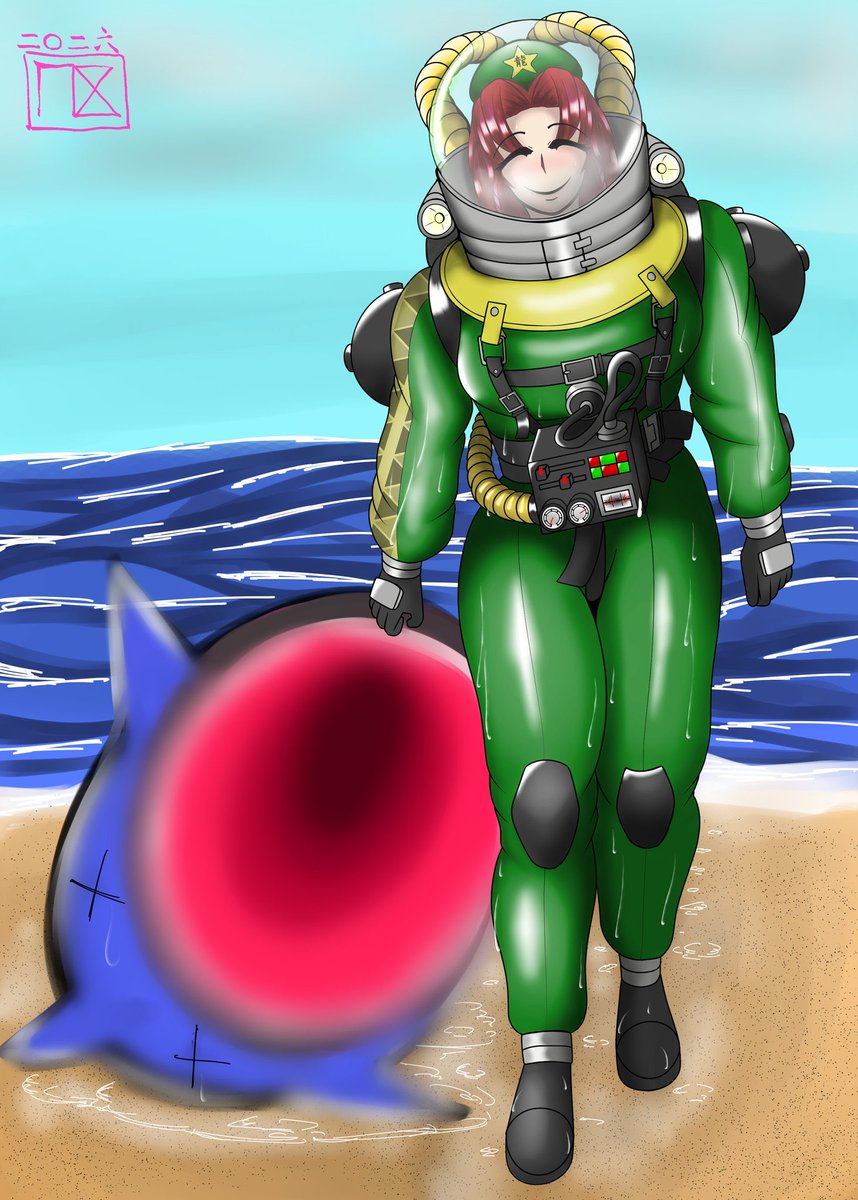 #今月描いた絵を晒そう
描いた₍₍(ง˘ω˘)ว⁾⁾