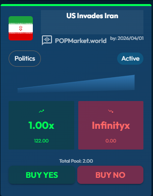 JohnLiebe's tweet photo. Prediction markets are becoming eerie fortune tellers #Iran https://t.co/1r2XYANOav