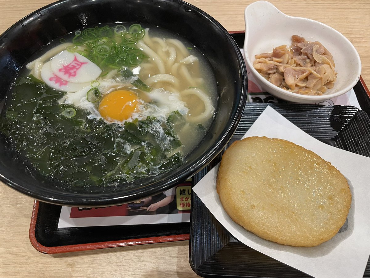 今日も、また、うどん。