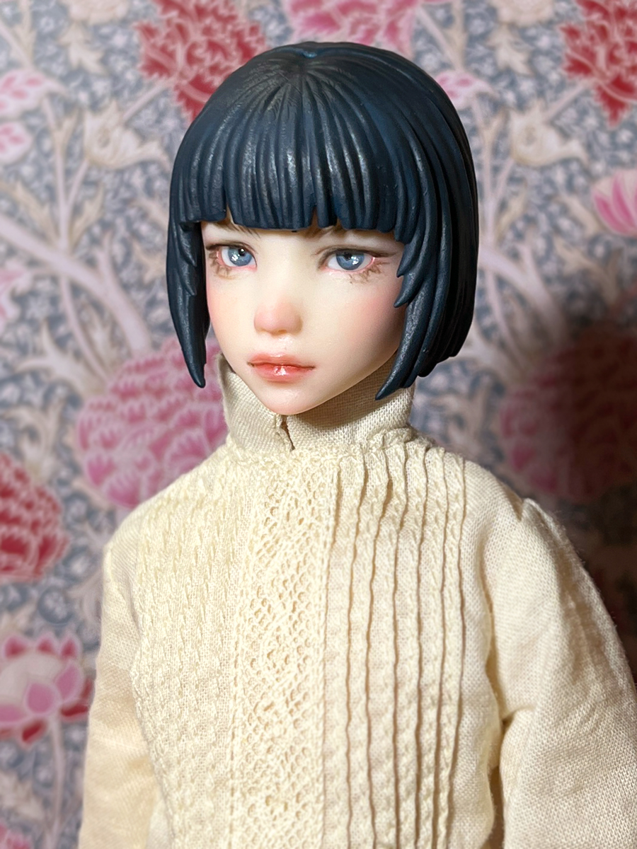 　ドール ♪♪ カスタムドールヘッド　1738　栞瑠(しえる)　♪♪ 1/6