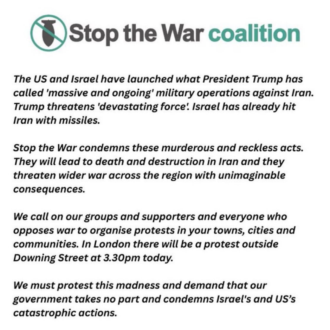 Counterfire Glasgow tweet media