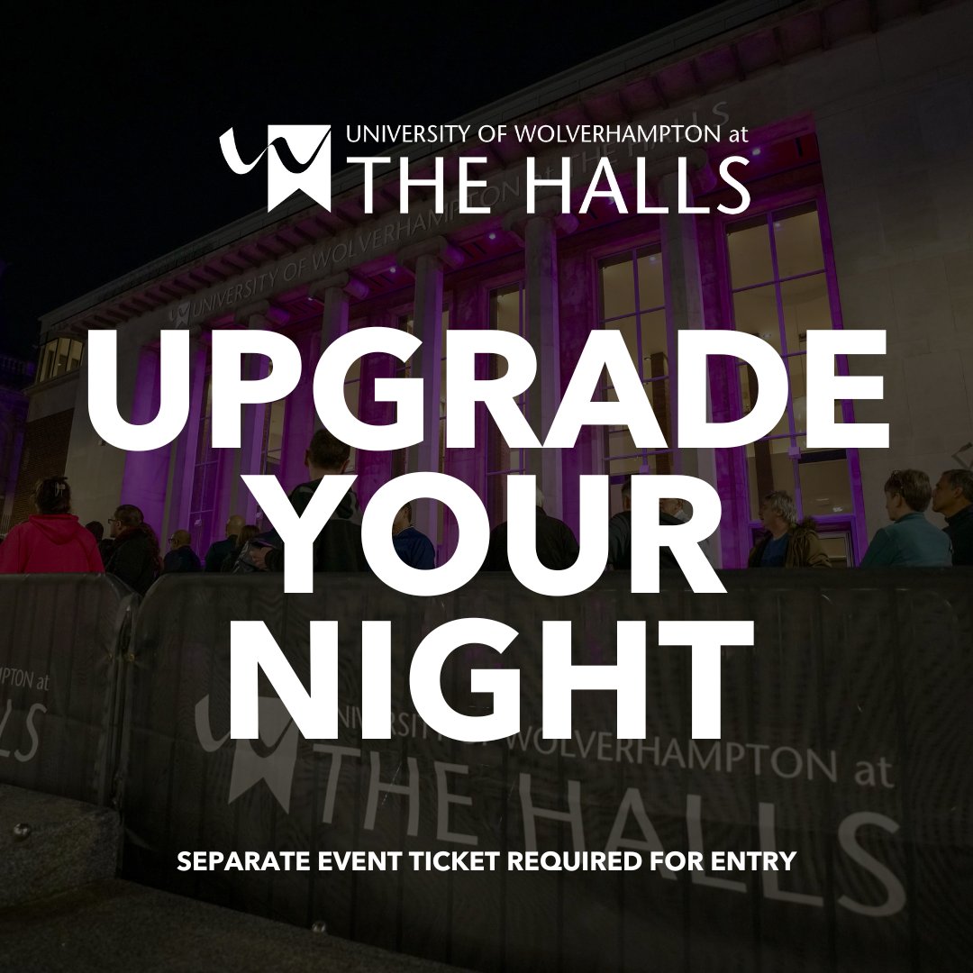 University of Wolverhampton at The Halls tweet media