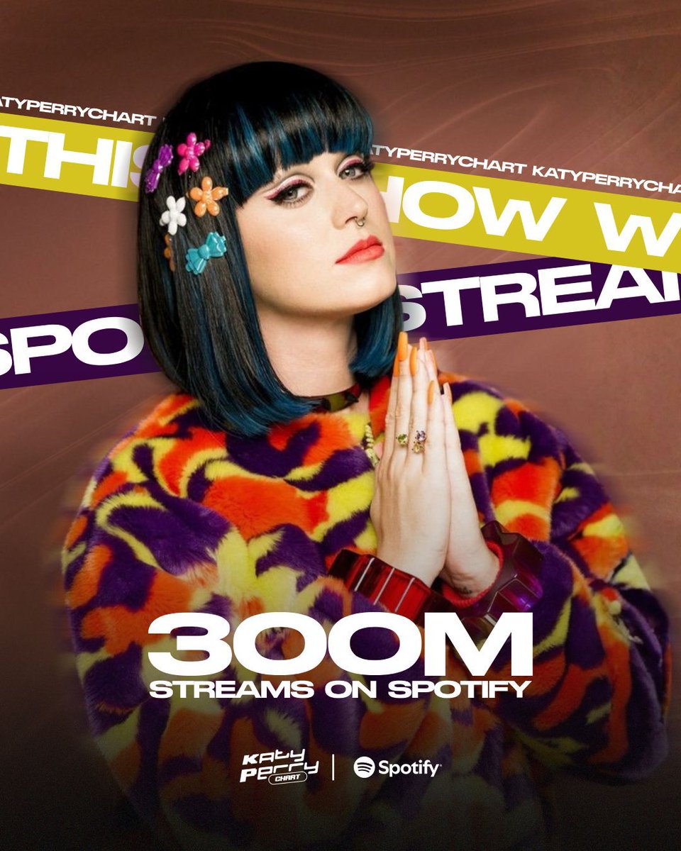 KatyPerryChart_'s tweet photo. 📈| @KatyPerry's "This How We Do" has now crossed over 300 MILLION streams on Spotify!

— It becomes her 23th song to reach this milestone. https://t.co/9ZIRb0Ol1o