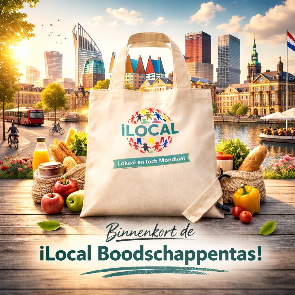 stichtingbbis's tweet photo. Lokaal en toch Mondiaal. Binnenkort is de iLocal boodschappentas tas verkrijgbaar voor deelnemers aan ons iLocal aanbod. Alles wat deze wereld te bieden heeft op het gebied van eten is verkrijgbaar in de Schilderswijk. #kooplokaal https://t.co/eSs1fo30Om