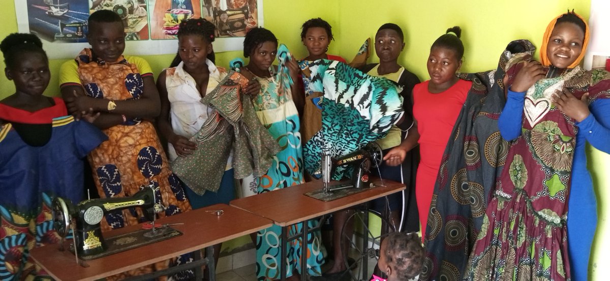 ReliefSeed's tweet photo. Every sewing machine. Dozens of trained hands. Hundreds      of meters of fabric. One purpose — turning vulnerability into vocation      skilling in Bitenge Fashion and design.#Skills4Her #SCOREUganda https://t.co/62YWOKULg3