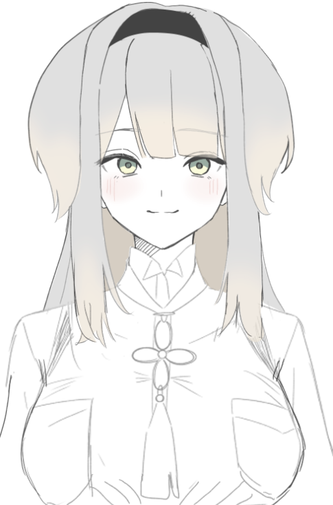 nirechica's tweet photo. イラスト練習正面顔 https://t.co/IwbiemdVOZ