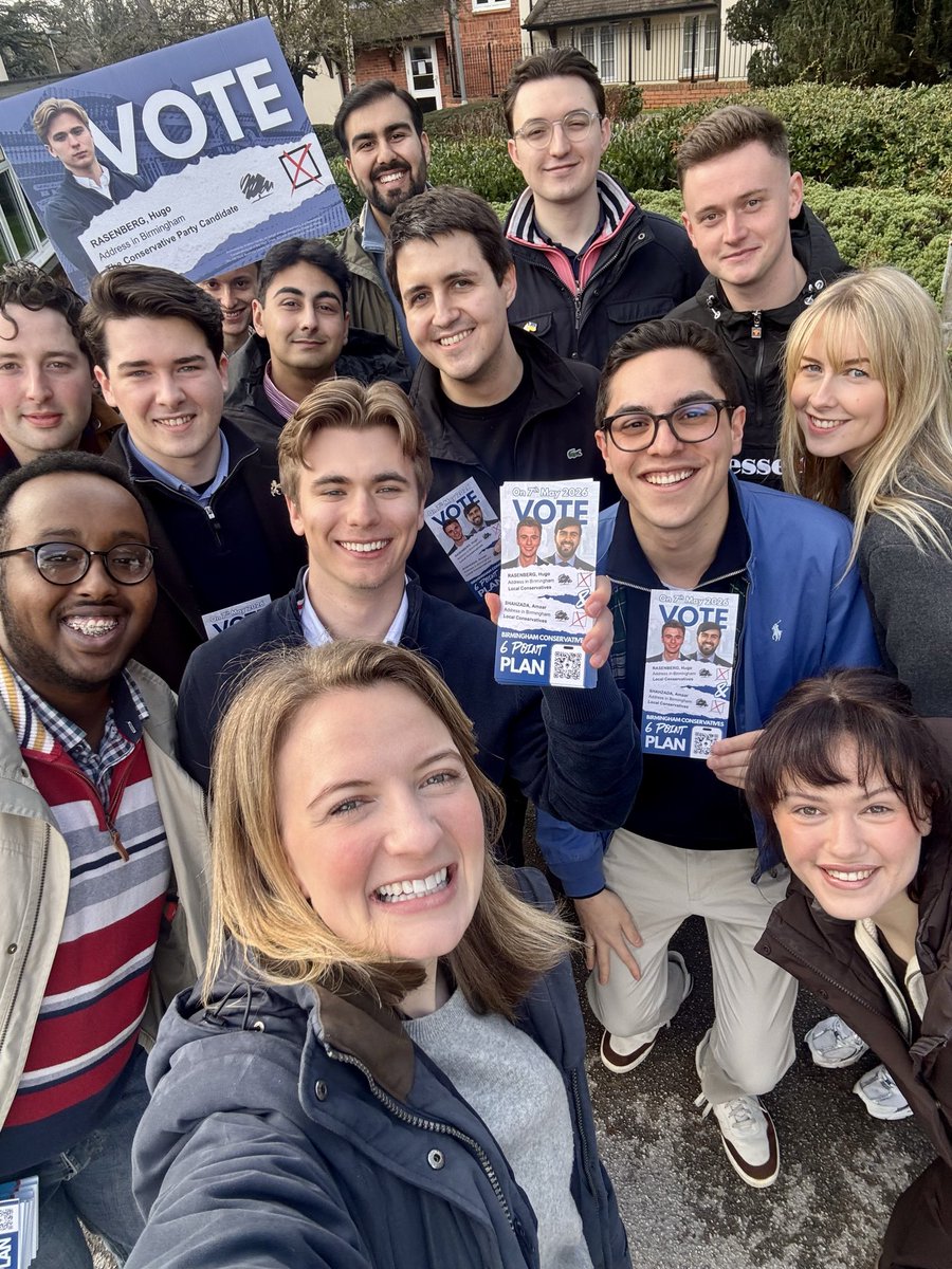 Young_Tories's tweet photo. Great to be out in Birmingham with @Katie_Lam_MP supporting Conservative candidates, @hurasenberg and Amaar Shahzada. https://t.co/KGIwp9tAah