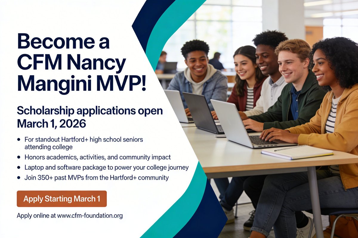 Opening soon! Please share with your students and visit our website to learn more!

#hartford #education