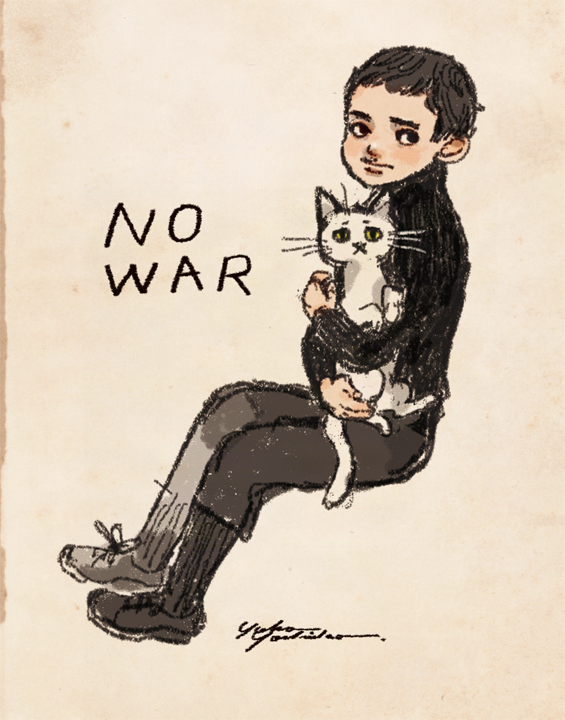戦争反対。
＃NOWAR