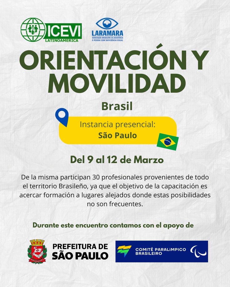 ICEVI_LA's tweet photo. ICEVI LATINOAMÉRICA COMPARTE:  No te lo puedes perder, ver información en el siguiente enlace: https://t.co/cAAZ1RIipV https://t.co/7b070F27nu