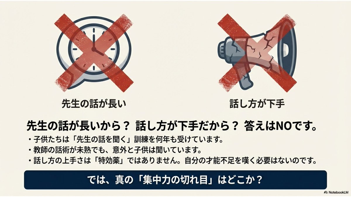 kyoshi_is_gomi's tweet photo. 全員参加・全員理解を目指した一斉授業の、ここ３年間ぐらいの実践を文章化したものを、AIがスライド化してくれました。

文章全文は引用の方です。めちゃくちゃ長いですが、もし興味があればそちらもご覧ください。 https://t.co/ebYIj32Eq3