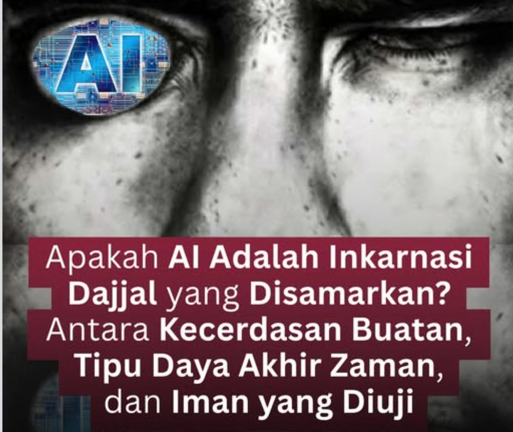 UpdateSiber's tweet photo. Apakah AI adalah Dajjal yang turun ke bumi, atau justru Dajjal itu lahir dari kesombongan manusia yang merasa tidak lagi membutuhkan Tuhan? ketika teknologi robot cerdas, deepfake, dan sistem AI mulai mampu meniru cara berpikir dan berbicara manusia.
https://t.co/fQuP89yQKI
#fyp https://t.co/MdZ49mlRKt