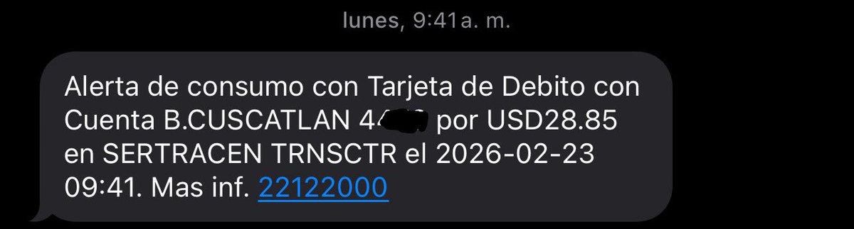 YilbertYt's tweet photo. @BancoCUSCATLAN_ Y no, no es que no tuviera, porque claro que me quitaron el dinero adjuntare la evidencia de la transferencia, tenia los $28.85 y quedaron en “reserva” sin embargo después de unos días me han empezado a caer diferentes notificaciones de consumos, por fracciones. https://t.co/2ME0HIlnQX