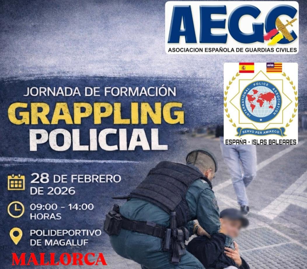 AEGCBaleares's tweet image. Esta mañana en la jornada formativa de grappling policial organizada por @AEGCBaleares con #IPA en Magaluf.
La formación que necesitas.
@AEGCFormacion