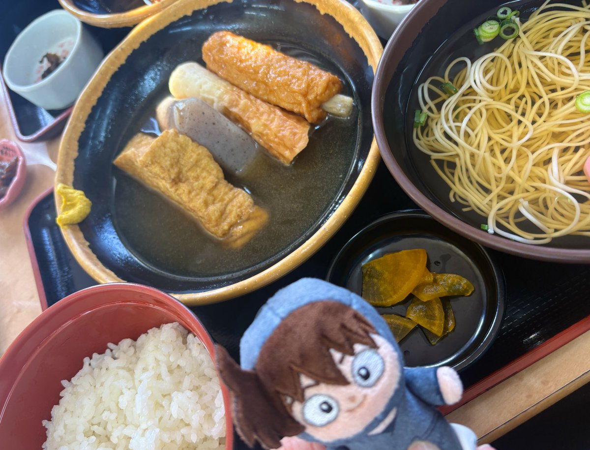 oyayuruww's tweet photo. おでん定食だよ土井先生❤️ https://t.co/O7XuUEuclj