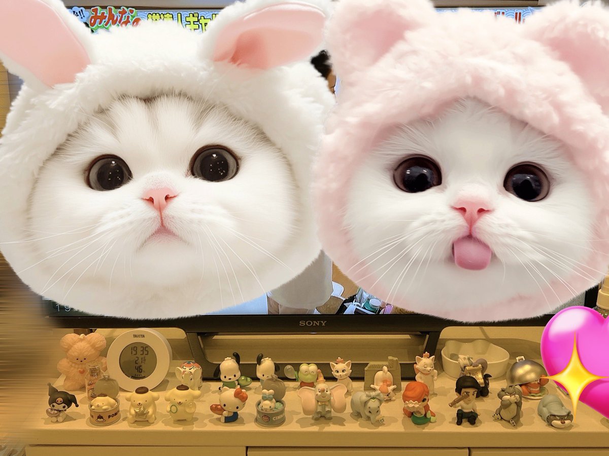 sk_lemon2525's tweet photo. テレビ台がガチャガチャでゲットしたキャラクターちゃんでゴチャゴチャ^_^♡ https://t.co/wd8wtAvYhs