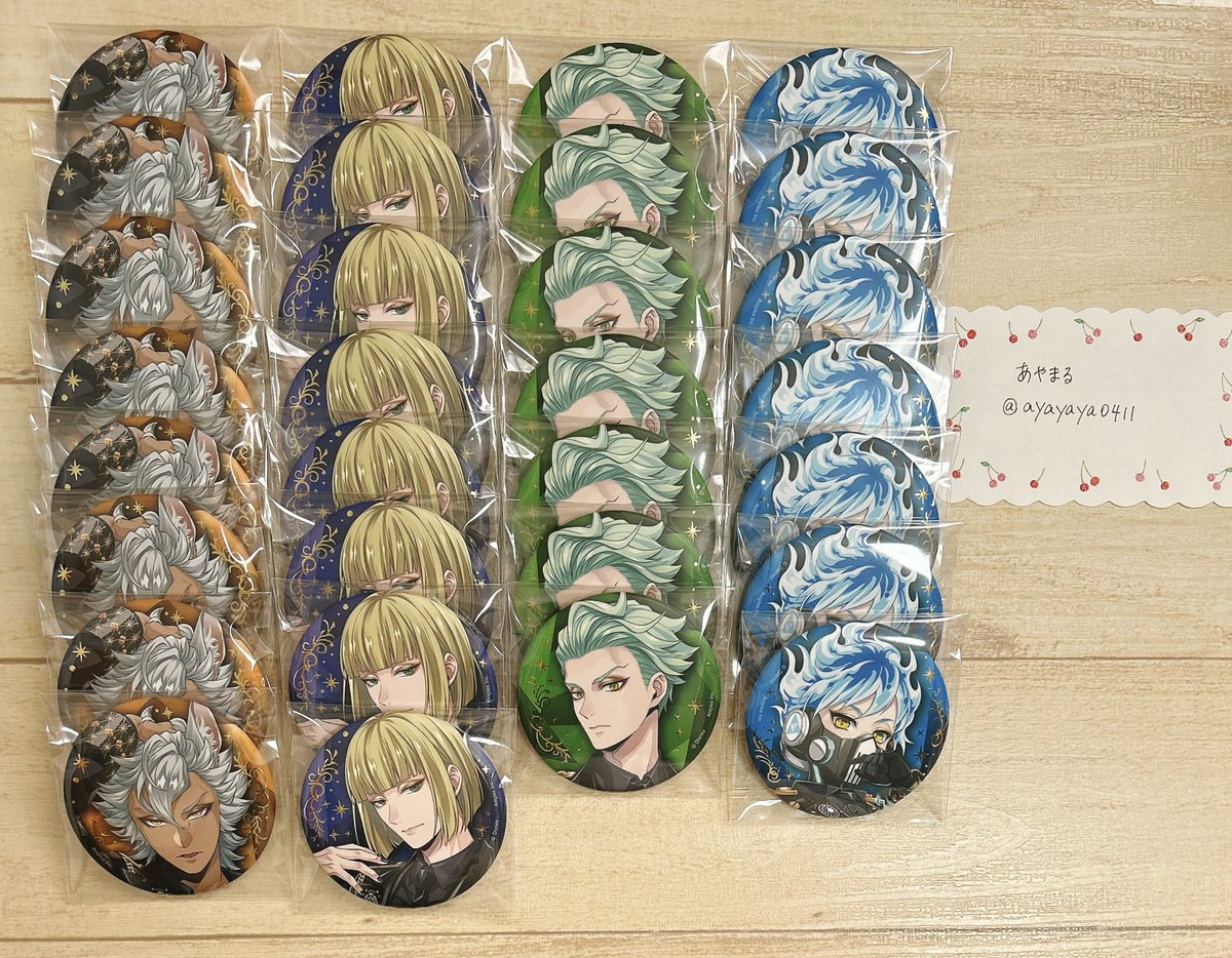 ツイステ ブレジュ ブレイジングジュエル 缶バッジ 譲渡 譲:ジャック8