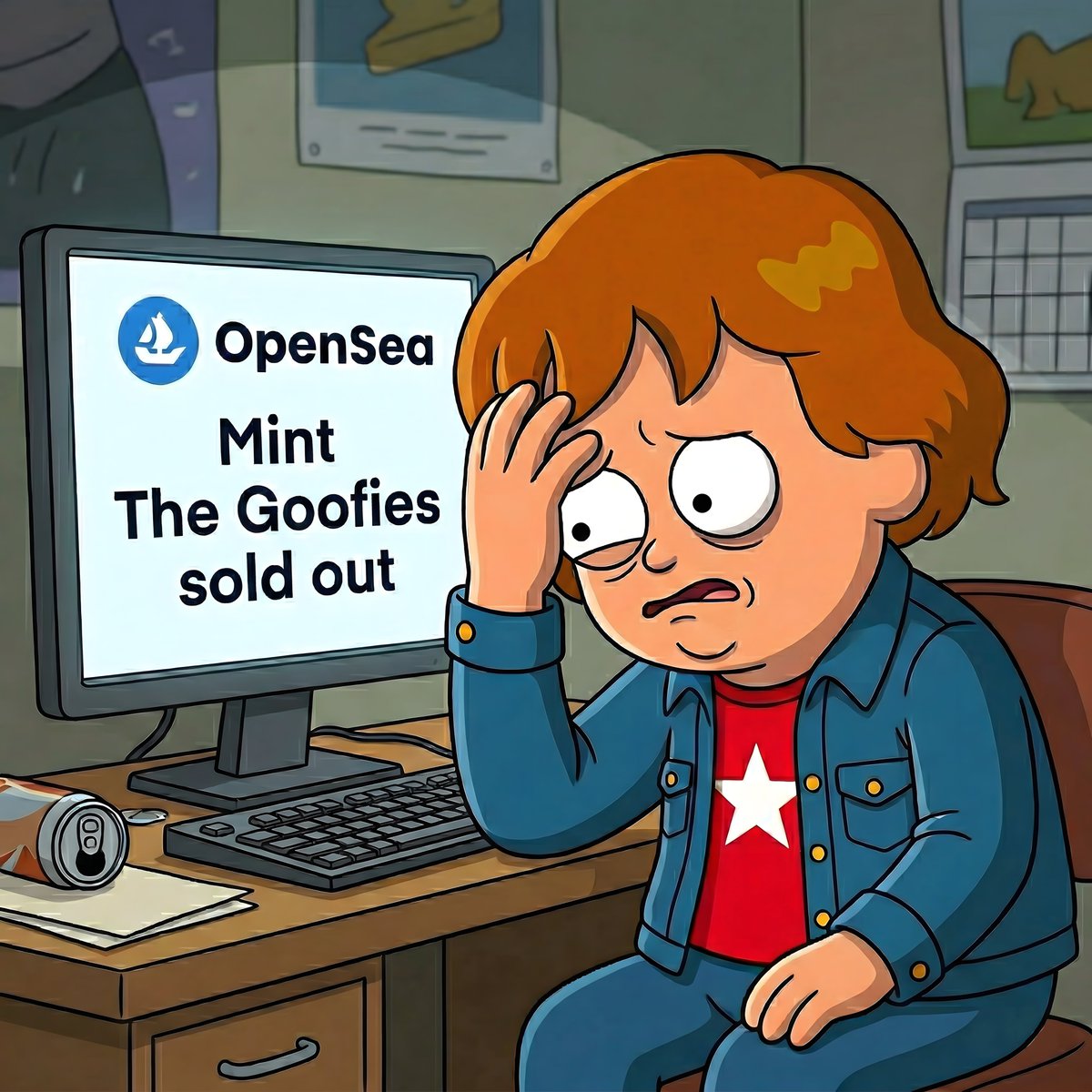 GM frens. 🥴

If you didn't read the bio, you're a dumb-dumb. This is going to move FAST.

GTD: 48h to register.

WL: 48h right after.

Everything is ready. No dates. When you're hyped, we drop. 🚀

Turn on the bells if you don't want to end up like this poor guy... 🔔👇