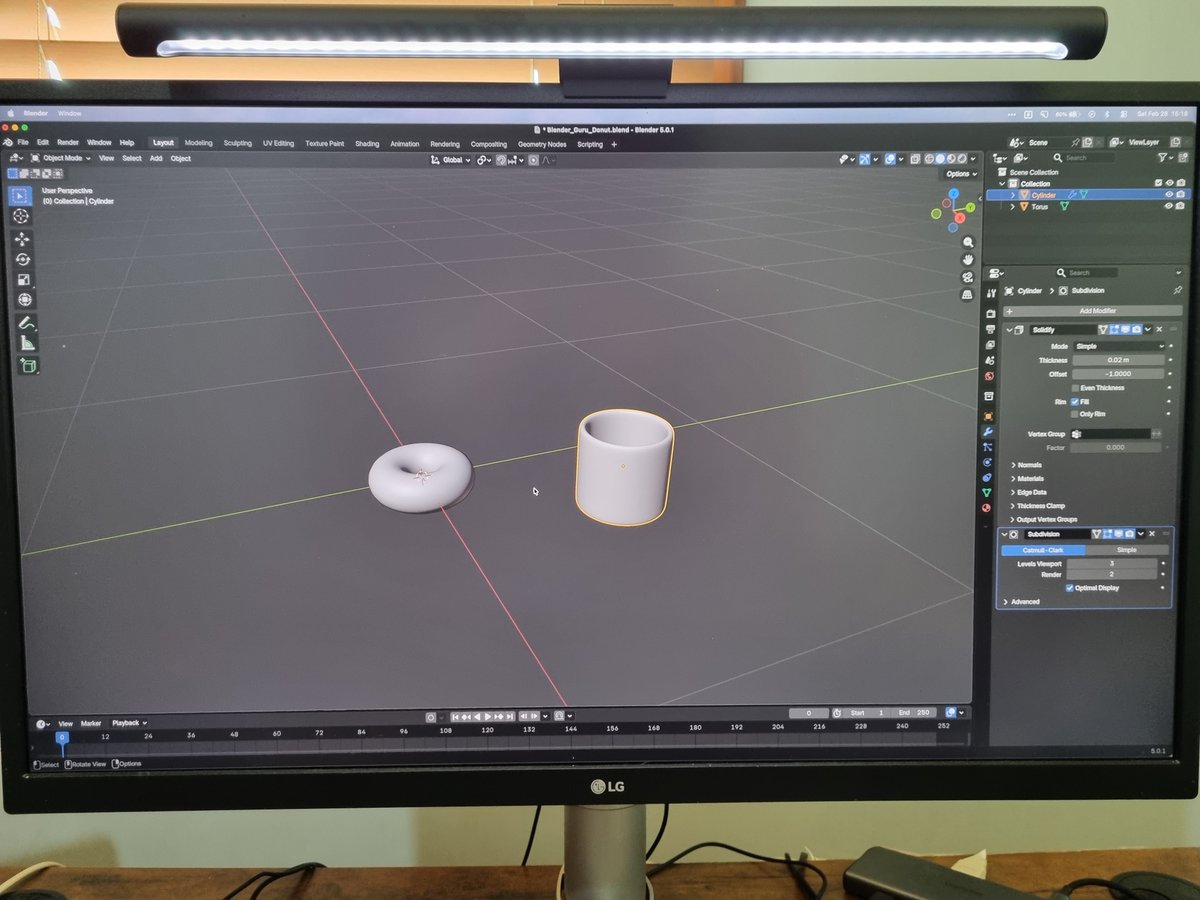 We making donuts on this one.