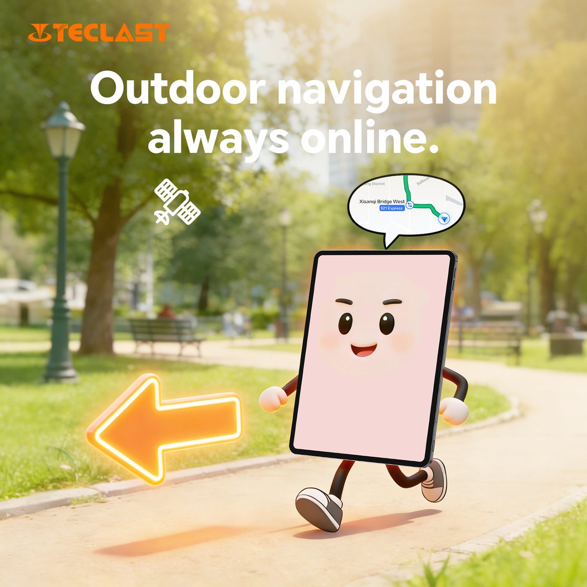 TeclastOfficial's tweet image. GPS? We upgraded. 📷
📷Teclast keeps you connected, even when the signal’s not.
📷 Always online, always on track.
#Teclast #Tablet #4G #Navigation