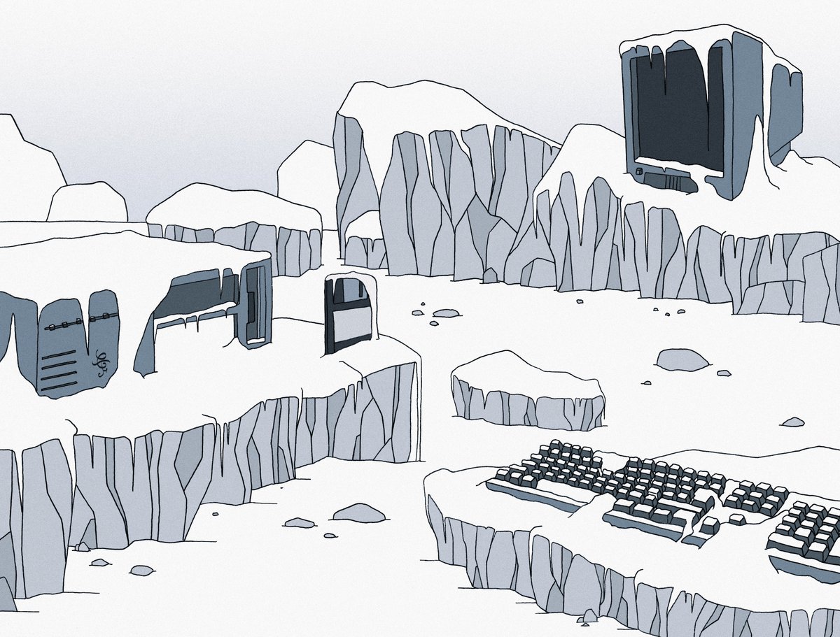 PC Station.

Antique tech support unavailable.

#inkdrawing #digitalart #pulsartgraffic