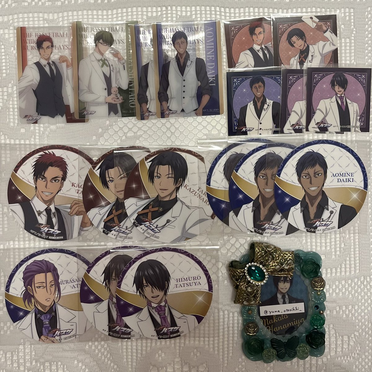 交換、譲渡】黒子のバスケ 黒バス GIGOカフェ 缶バッジ 黒子2 火神4