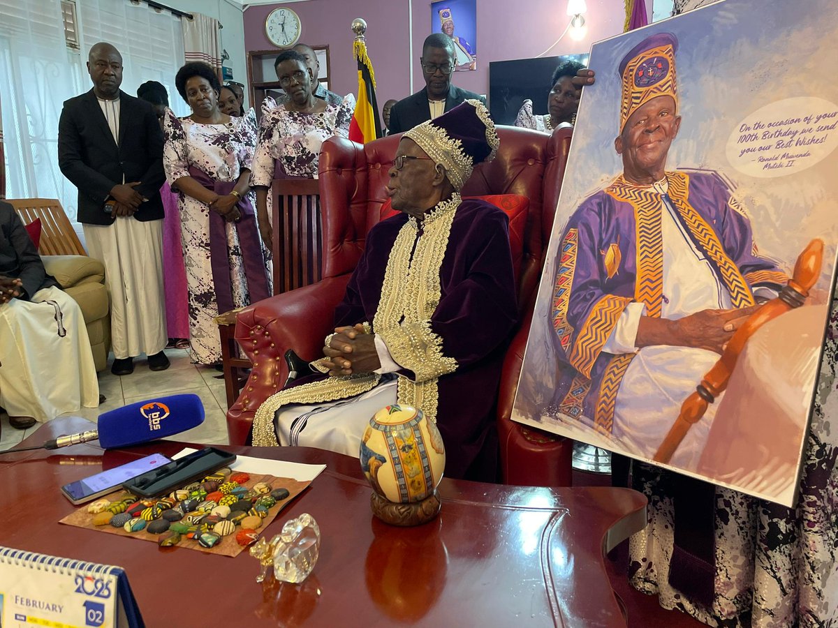 cpmayiga's tweet photo. Today, I had the honour of delivering the message of His Majesty the Kabaka to Kwar Adhola Stephen Moses Owor on the occasion of his 100th birthday.

His Majesty Kabaka Muwenda Mutebi II extended warm felicitations to His Royal Highness, the Royal Household, and the Jopadhola people, commending a century marked by purpose, dignity, and devoted service. 

He appreciated the cordial and complementary relations between Buganda Kingdom and the Adhola Cultural Institution, and emphasized the importance of unity, mutual respect, and collaboration in building a strong and prosperous Uganda.

We pray that God grants His Royal Highness continued good health and strength in service to his people and to our country.