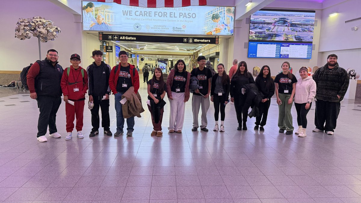 JLazo_TISD's tweet photo. JHS Student Council is ready to embark on their journey to Washington, D.C.! 🇺🇸✈️ A BIG thank you to everyone who made this incredible opportunity possible — your support means the world to our students. Let the adventure begin! #TISDProud @MLopez_TISD @rvegab_TISD https://t.co/REN7l2OgBZ