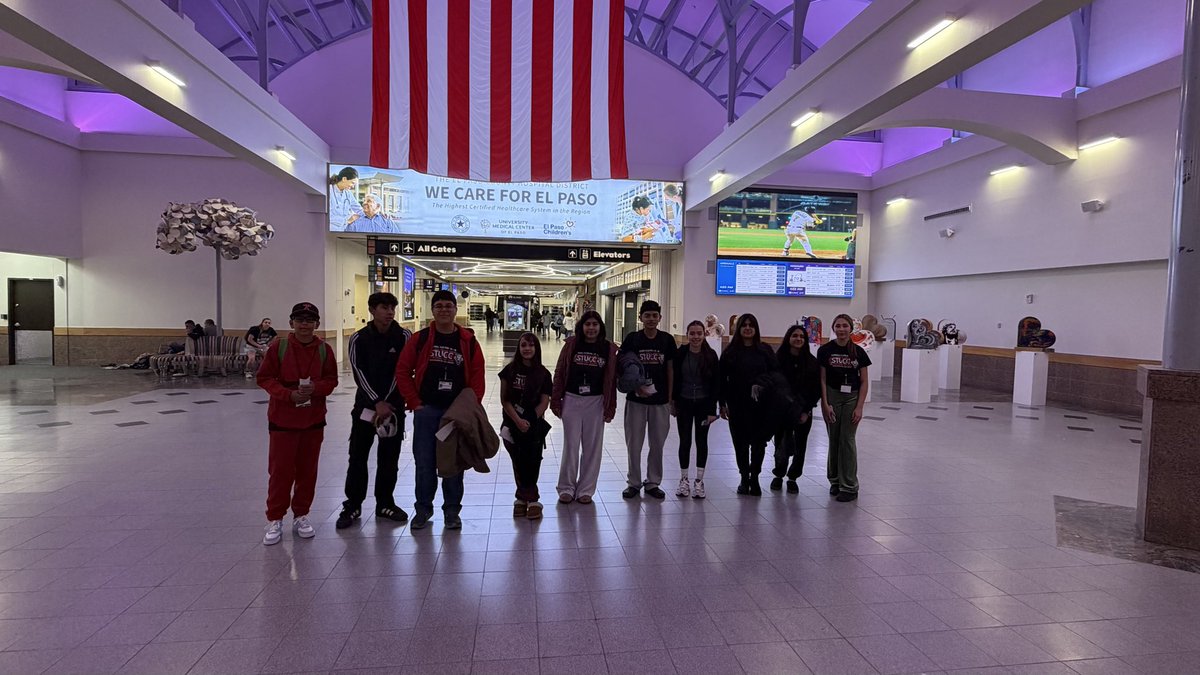 JLazo_TISD's tweet photo. JHS Student Council is ready to embark on their journey to Washington, D.C.! 🇺🇸✈️ A BIG thank you to everyone who made this incredible opportunity possible — your support means the world to our students. Let the adventure begin! #TISDProud @MLopez_TISD @rvegab_TISD https://t.co/REN7l2OgBZ