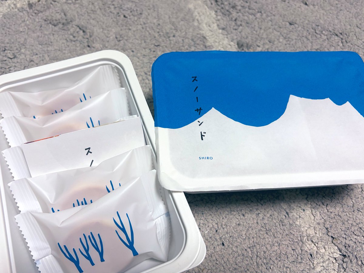 やっと買えました🥰 スノーサンド⛄️❄️冬限定の北海道スイーツ