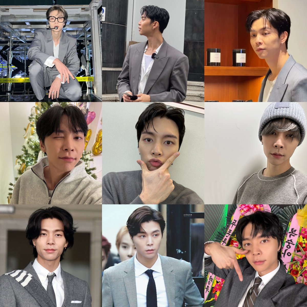 'สีเทาไม่เหมาะเหรอครับ'
'ผมชอบสีเทานี่นา'

/ใส่สีเทาต่อไปนะคับบ​ หล่อแล้วว🥹​🥹
#JOHNNY​ #JOHNNYSUH​ #쟈니