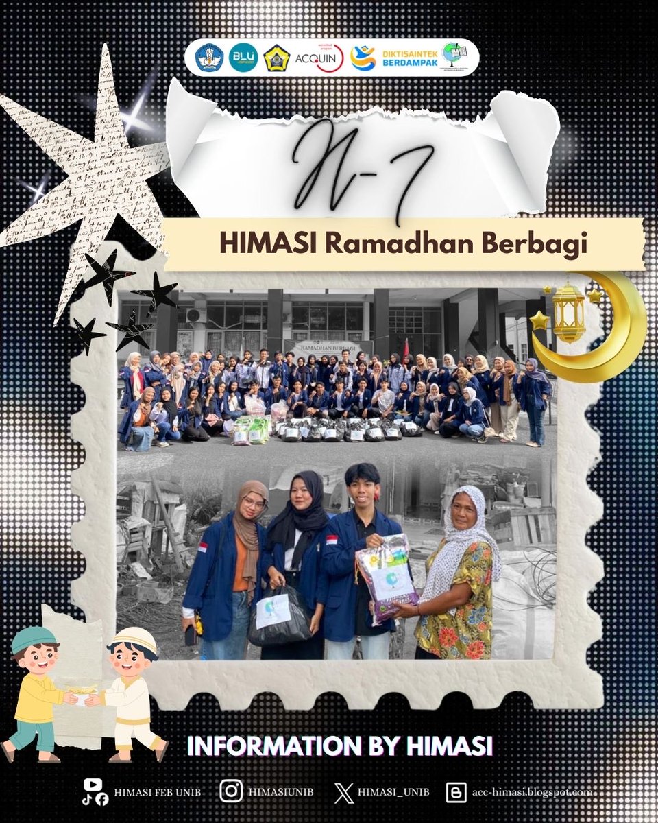 ✨ *[𝐇-𝟕 𝐑𝐀𝐌𝐀𝐃𝐇𝐀𝐍 𝐁𝐄𝐑𝐁𝐀𝐆𝐈 𝐇𝐈𝐌𝐀𝐒𝐈 𝐏𝐄𝐑𝐈𝐎𝐃𝐄 𝟐𝟎𝟐6]* ✨

Assalamualaikum Warahmatullahi Wabarakatuh

_Menguatkan Kepedulian, Menghadirkan Kebahagiaan Bersama HIMASI 🙌🏻_

Halloo teman-teman semua👋

Tidak terasa kegiatan Ramadhan Berbagi Himasi 2026