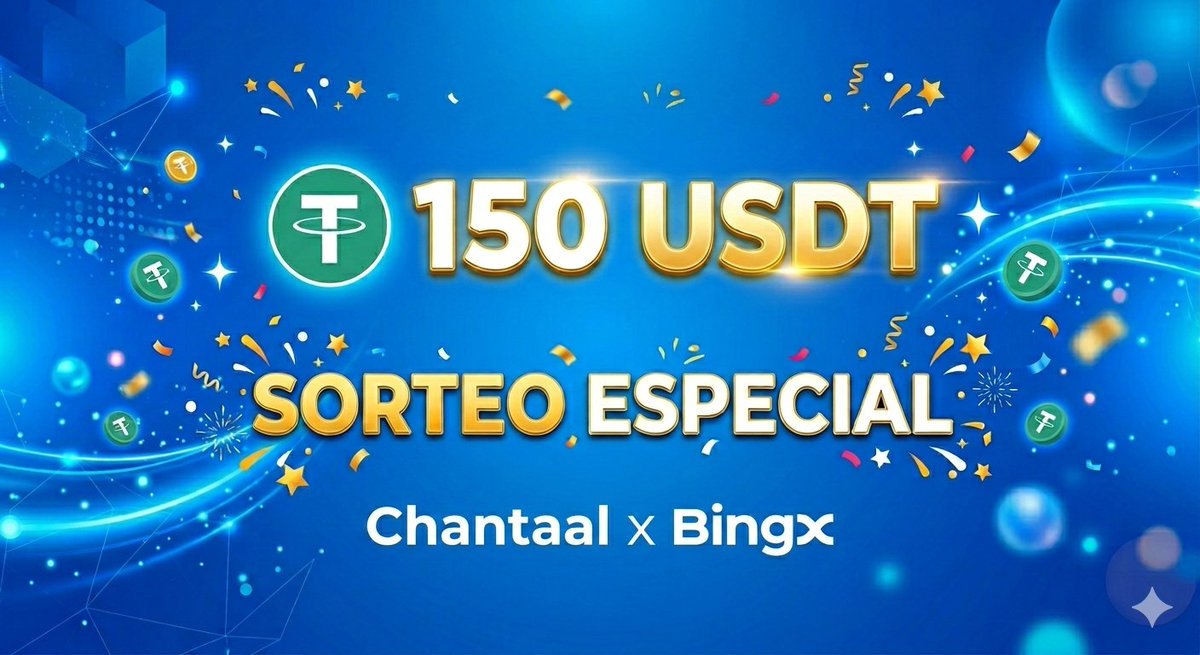 Como os prometí, sorteo de $150 USDT en colaboración con Bingx

3 ganadores de $50 usdt cada uno

Para participar:
-Repost a este tweet
-Crearte una cuenta en Bingx con mi referido (tardas 1 minuto) bingx.com/es/partner/Cha…
-Comentar tu UID de Bingx (se comprobará)

48h⏳
