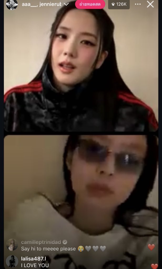 กุจะบ้าพวกชีมาไลฟ์ในไอจีลิซ่าโรเซ่เน็ตชัดมาก แต่ทำไมของพี่จีซูกับเจนนี่เน็ตเป็นงี้ 55555555555555555555555555