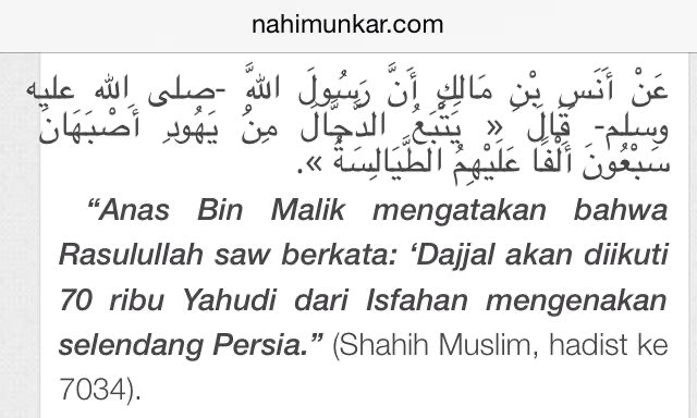 Bentar, 70 ribu pasukan???

Kenapa kok spesifik banget 70 ribu??? 😰

Jangan2 konspirasi Dajjal sebenernya sdh turun, hanya saja lg bekerja di balik layar Israel dan US, itu bener?