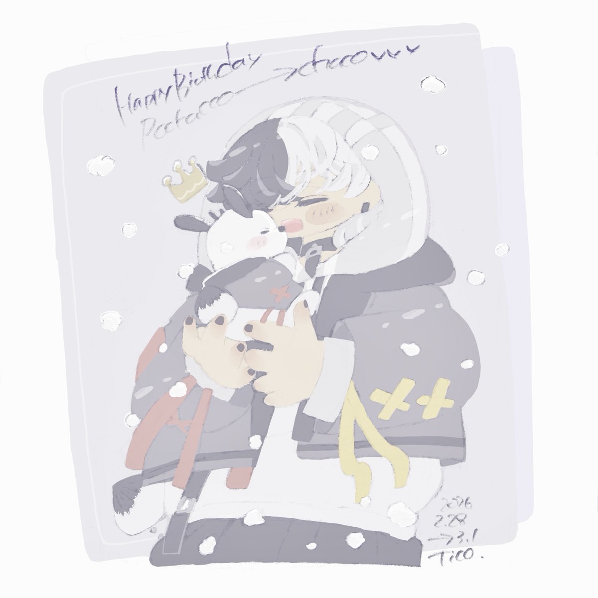 🐾🐶おめでとう #チャコ誕生祭2026 #Fragari_Art