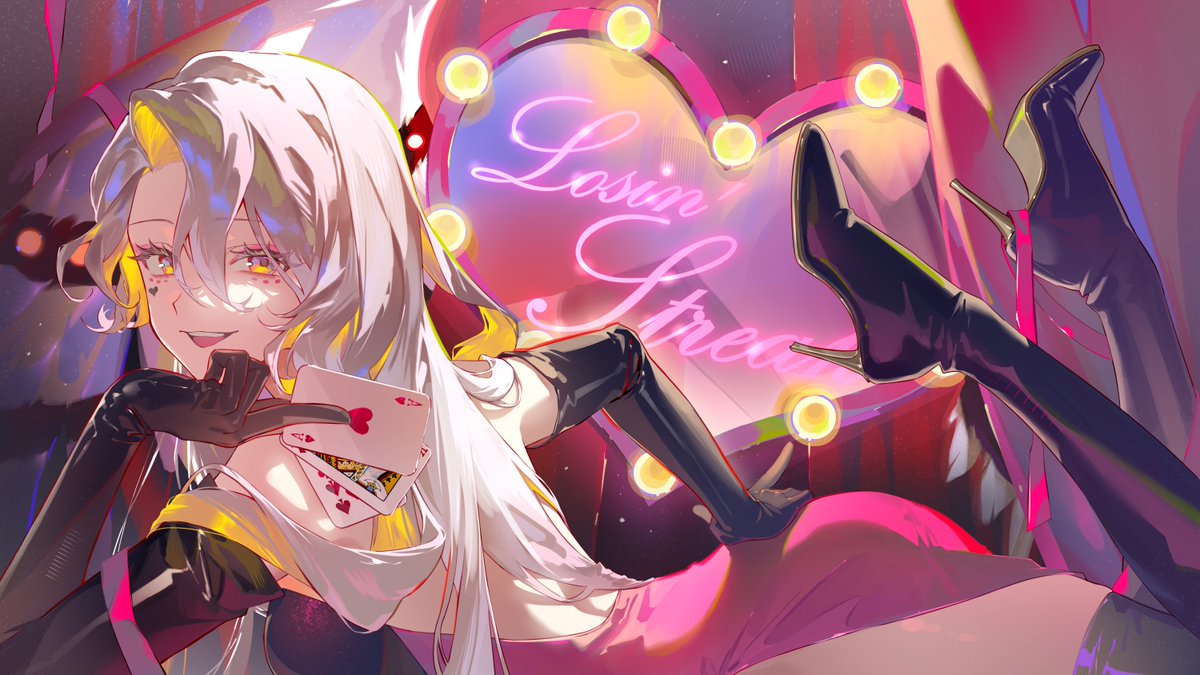 べんざ様の『Hazbin Hotel』「Losin' Streak」カバーイラストを制作