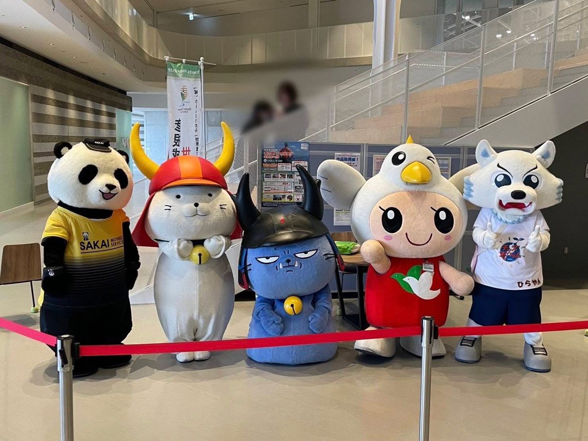 本日、ひこにゃんはプロシードアリーナHIKONEで開催された「びわスポ